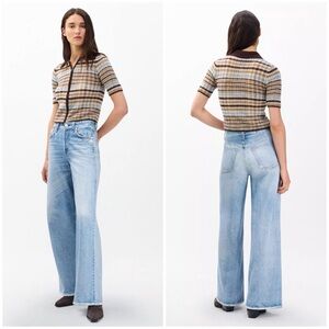 rag & bone Light Blue Flare Jeans